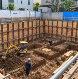 東京都・千葉県の根切り工事・根伐り工事